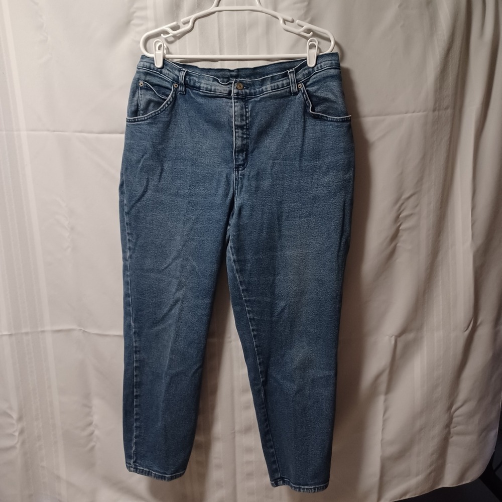 Just My Size Jeans Womens 22W Petite Blue Denim Straight Leg Stretch 86267P